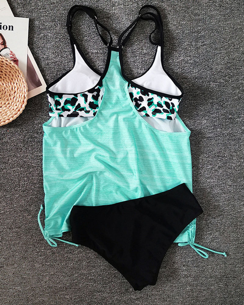 Augustus - Jednobojni tankini s leopard uzorkom