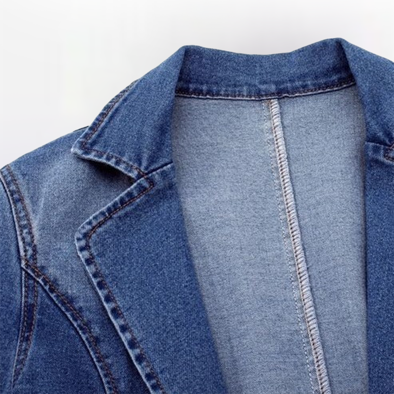 Sandra - Klasični Denim Blazer