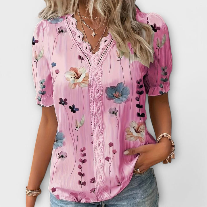 Hermina - Bluza s V izrezom