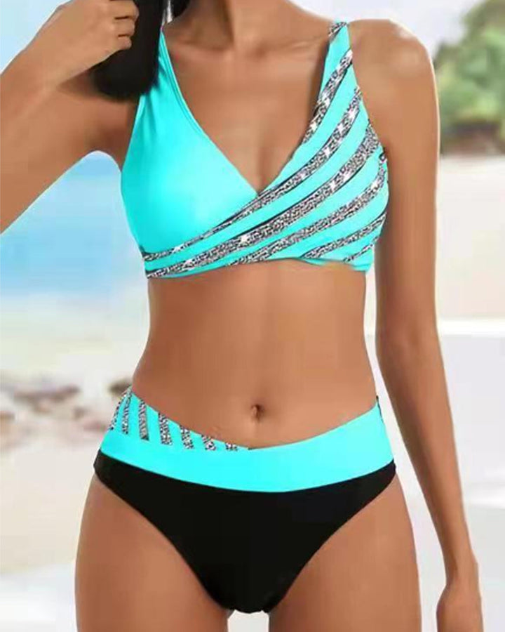Mona - Bunt ispisan bikini u toplim bojama