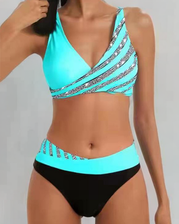 Mona - Bunt ispisan bikini u toplim bojama