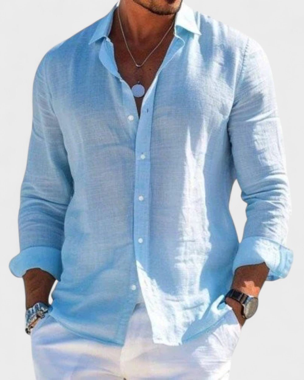 Dennis - Casual košulja od lanene tkanine za muškarce